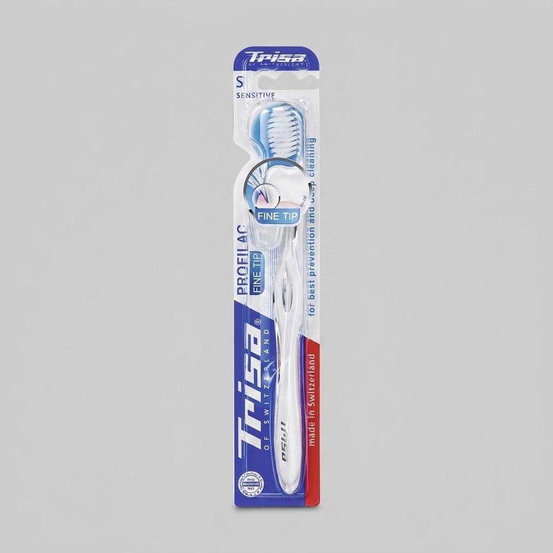 مسواک تریزا مدل Profilac Fine Tip Sensitive با برس نرم