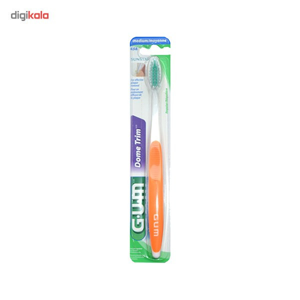 مسواک جی یو ام مدل Dome Trim با برس متوسط
