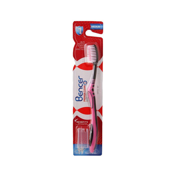 مسواک بنسر مدل Premier Clean با برس متوسط بسته 3 عددی