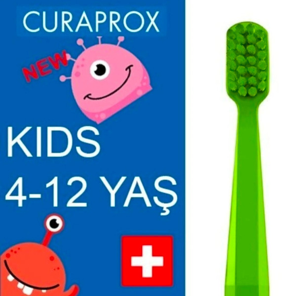 مسواک کودکان کوراپراکس مدل Kids Ultra Soft با زبری خیلی نرم و مناسب دندانهای حساس، محافظت از مینای دندان