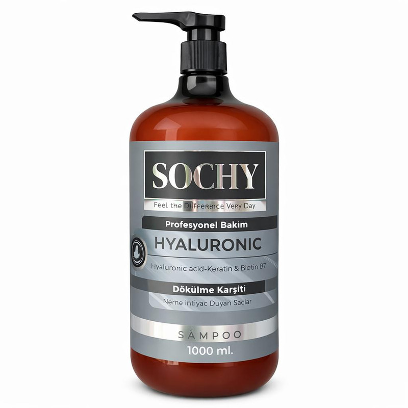 شامپو تقویت کننده مو سوچی مدل Hyaluronic مناسب برای موهای خشک حجم 1000 میلی لیتر