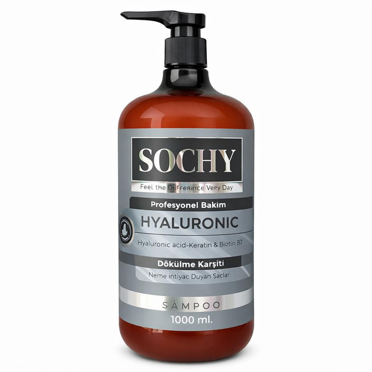شامپو تقویت کننده مو سوچی مدل Hyaluronic مناسب برای موهای خشک حجم 1000 میلی لیتر