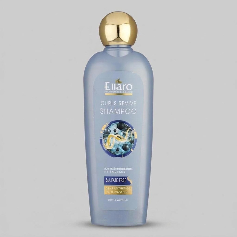 شامپو تقویتکننده موهای مجعد و فر الارو مدل Curls Revive حجم 300 میلیلیتر بدون سولفات مناسب بزرگسالان