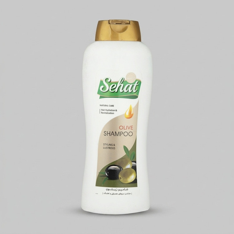 شامپو مو صحت مدل Olive حجم 1 لیتر، نرمکننده و براقکننده، مناسب انواع موهای خشک و معمولی، حاوی عصاره روغن زیتون
