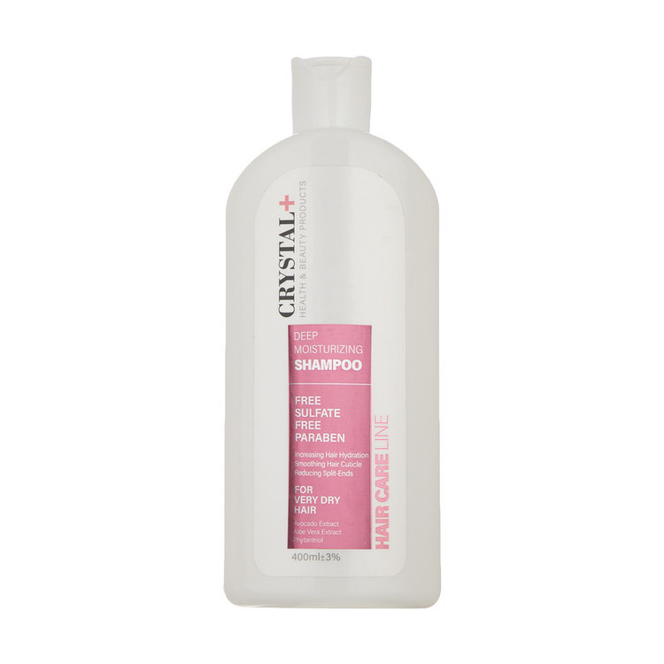 شامپو آبرسان قوی مو کریستال مدل Hair Care Line حجم 400 میلی لیتر