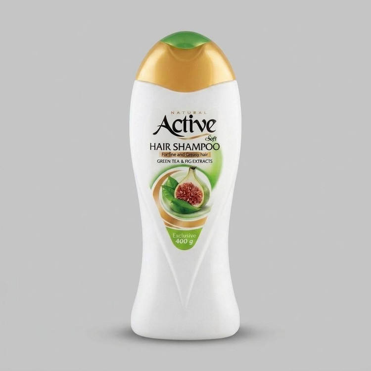شامپو مو اکتیو مدل Fig Extract حجم 400 میلیلیتر، حاوی عصاره انجیر، مناسب موهای چرب و نازک، تنظیم غدد چربی، جلوگیری از ریزش مو، رفع التهاب و خارش پوست سر، براقکننده و حجیمکننده مو