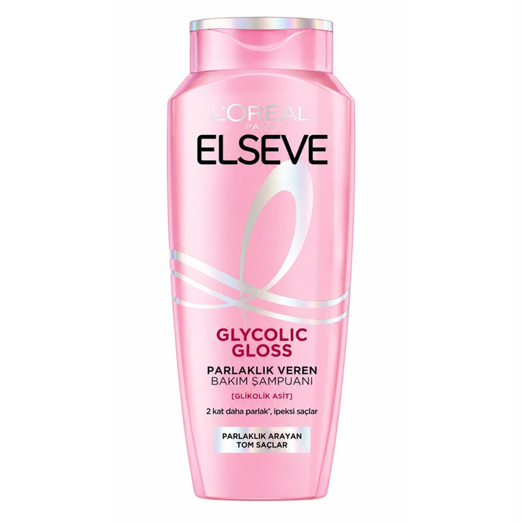 شامپو تقویت کننده مو لورآل مدل Glycolic Gloss مناسب برای انواع مو حجم 300 میلی لیتر