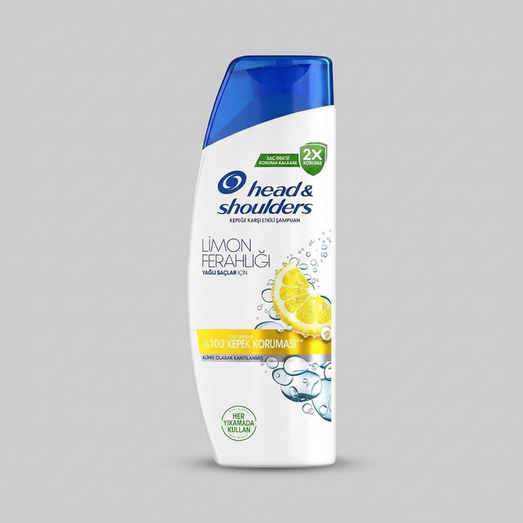 شامپو ضد شوره مو هد اند شولدرز مدل Limon Ferahlığı با رایحه طراوتبخش لیمو، مناسب برای انواع مو، حجم 330 میلیلیتر