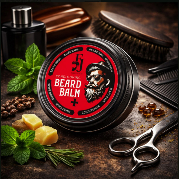 شامپو شست و شوی ریش و سبیل افجه مدل BEARD-WfA مناسب برای انواع مو حجم 150 میلی لیترهمراه با کرم نرم کننده ریش و سبیل افجه مدل Balm01 مناسب برای انواع مو با حجم 50 میلیلیتر
