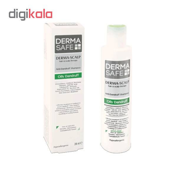 شامپو ضد شوره درماسیف سری درما اسکالپ مدل Oily Dandruff حجم ۲۰۰ میلی لیتر
