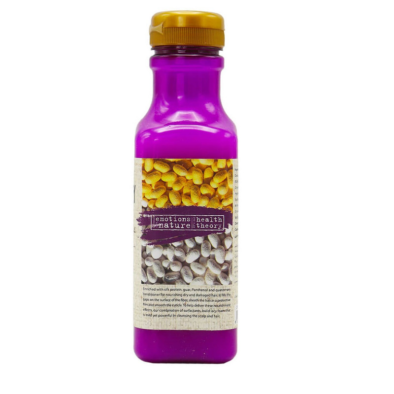 شامپو تقویت کننده و ترمیم کننده مو هلس تئوری مدل Silk Amino Acid حجم 385 میلی لیتر