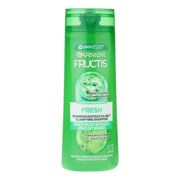 شامپو تقویت کننده مو گارنیه مدل FRUCTIS مناسب برای موهای چرب حجم 400 میلی لیتر