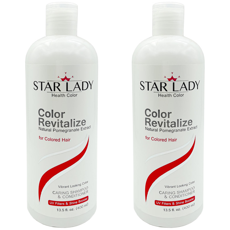 شامپو مو استار لیدی مدل Color Revitalize حجم 400 میلی لیتر مجموعه 2 عددی