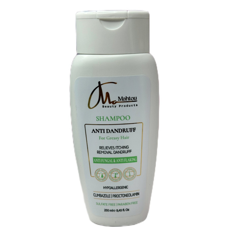 شامپو ضد شوره مو ماهتو مدل ANTI DANDRUFF مناسب برای موهای چرب حجم 250 میلی لیتر