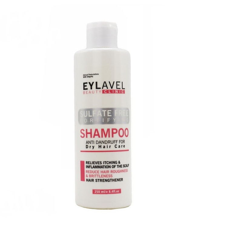 شامپو ضد شوره مو ایلاول مدل کافئین حجم 250 میلیلیتر، بدون سولفات، تقویتکننده موهای خشک، مرطوبکننده، ضد خارش، حاوی عصاره ریشه ارکتیوم مجوس و پاناکس جینسینگ