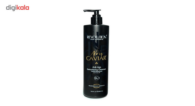 شامپو نویر خاویار مدل آماده کننده برای کراتین و بوتاکس مو حجم 500 میلی لیتر