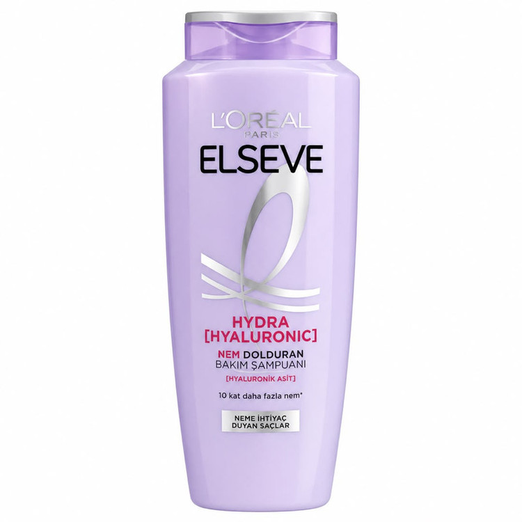 شامپو تقویت کننده مو لورآل مدل Hydra Hyaluronic مناسب موهای خشک حجم 700 میلی لیتر