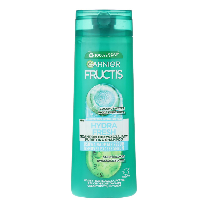 شامپو تقویت کننده مو گارنیه مدل FRUCTIS مناسب برای موهای چرب حجم 400 میلی لیتر