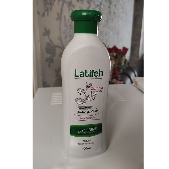 شامپو مو لطیفه مدل سدر و گلیسرین حجم 400 میلی لیتر به همراه شامپو مو لطیفه مدل تخم مرغ حجم 800 میلی لیتر