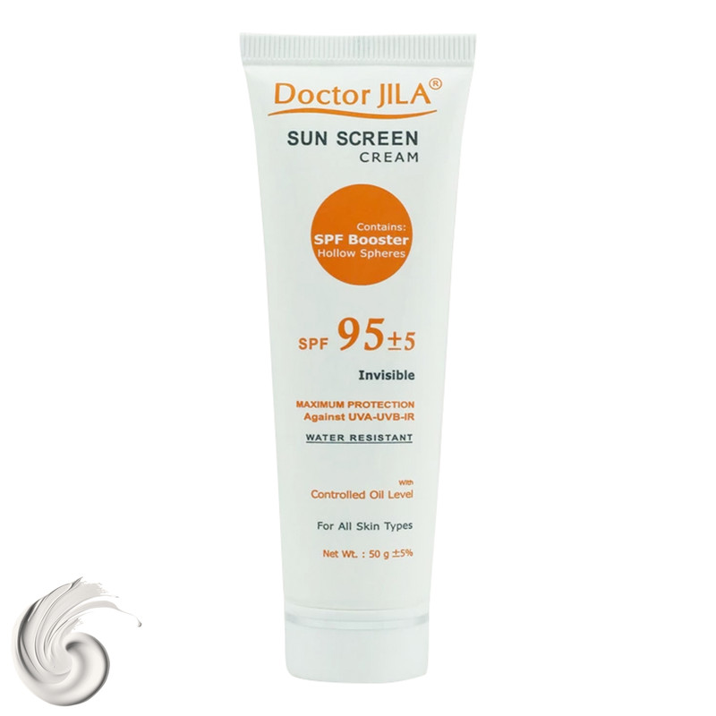 کرم ضدآفتاب دکتر ژیلا مدل Invisible با SPF95، حجم 50میلیلیتر