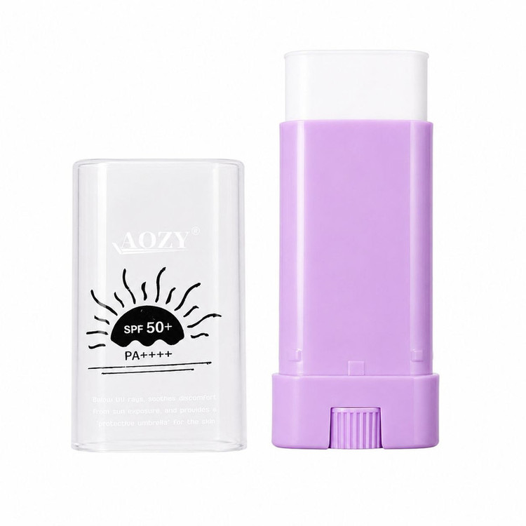 کرم ضدآفتاب استیکی بی رنگ آوزی SPF 50 و ++++PA مدل لاوندر محافظ در برابر UVA و UVB مناسب انواع پوست حجم 20 میلی لیتر