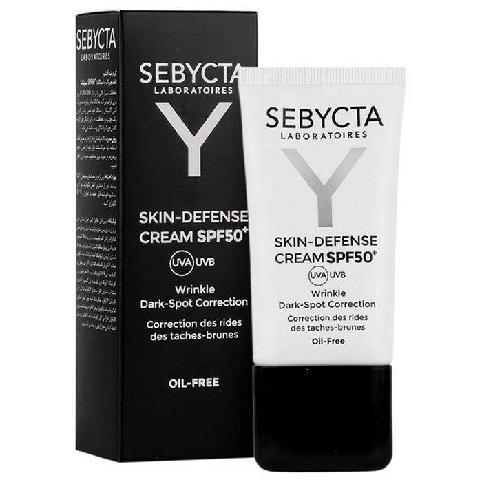 کرم ضد آفتاب بی‌رنگ سبیکتا SPF 50 مدل 01 ‌محافظ UVA ،UVB مناسب برای انواع پوست حجم 40 میلی‌لیتر