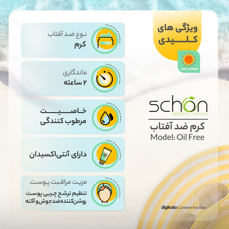 کرم ضدآفتاب شون مدل Double Shield حجم 50 میلیلیتر