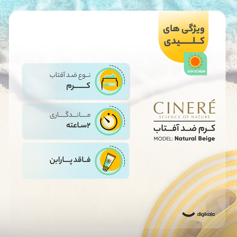 کرم ضدآفتاب نرمال سینره SPF60، حجم 50 میلیلیتر