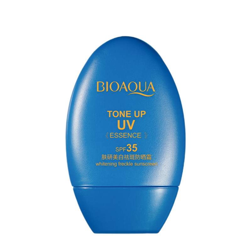 کرم ضد آفتاب بی رنگ بیو اکوا SPF 35 مدل TONE ‌محافظ UVA ،UVB ، ضد حساسیت، مناسب انواع پوست‌ معمولی و حساس حجم 35 میلی‌لیتر
