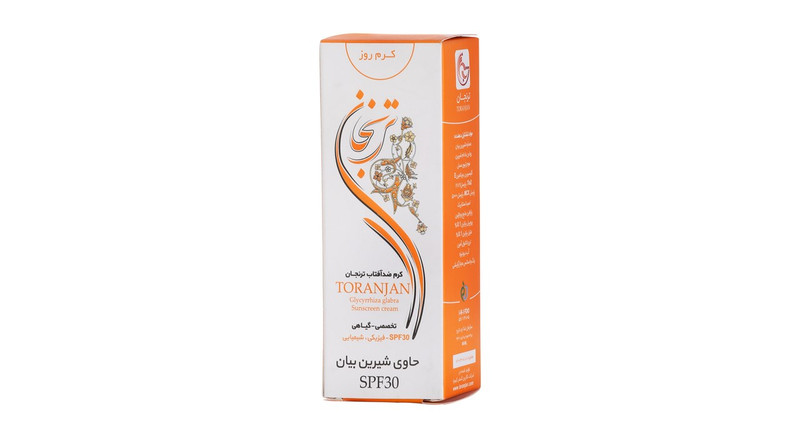 کرم ضدآفتاب گیاهی ترنجان مدل Glycyrrhiza Glabra SPF30 حجم 40 میلی لیتر