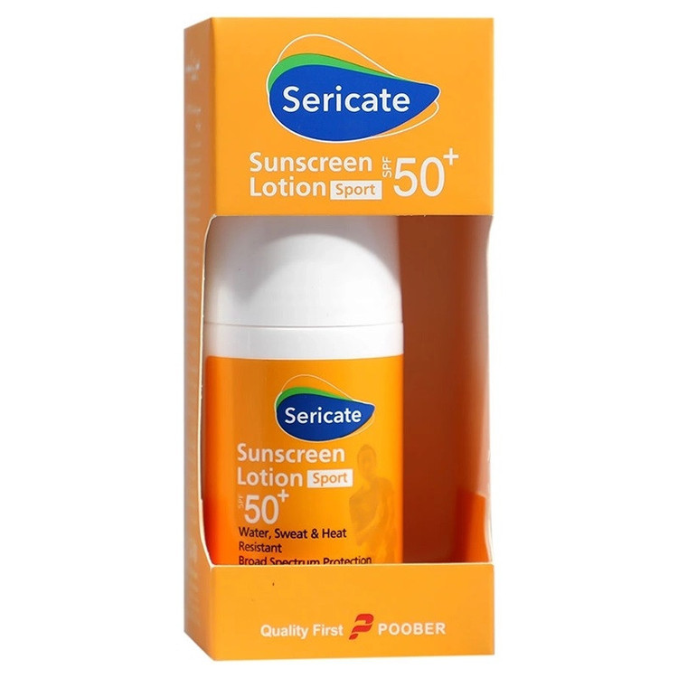 لوسیون ضدآفتاب سری کیت مدل اسپرت SPF50 حجم 50 میلیلیتر با جلوه مات و محافظت در برابر اشعه UVA مناسب انواع پوست و استفاده بر گردن