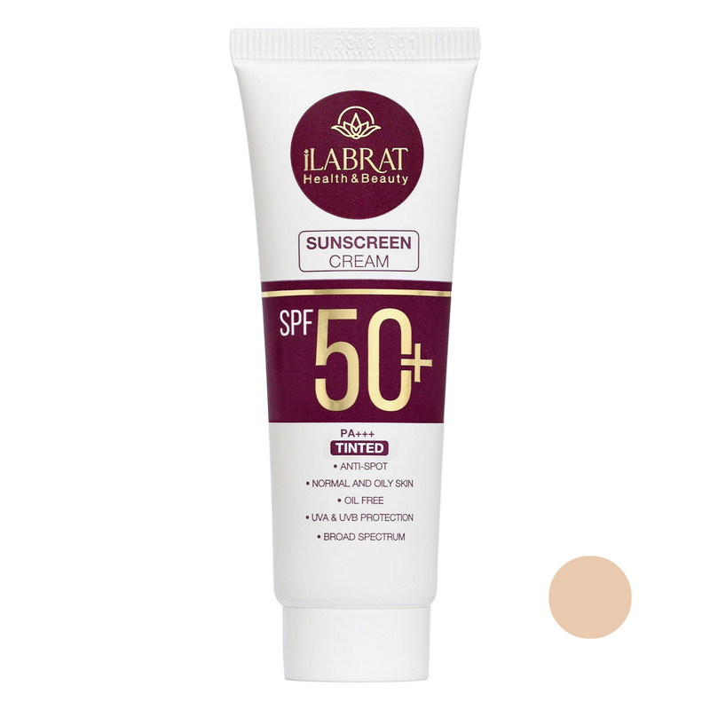 کرم ضدآفتاب ایلابرت مدل ضدلک light beige، حجم 40 میلیلیتر