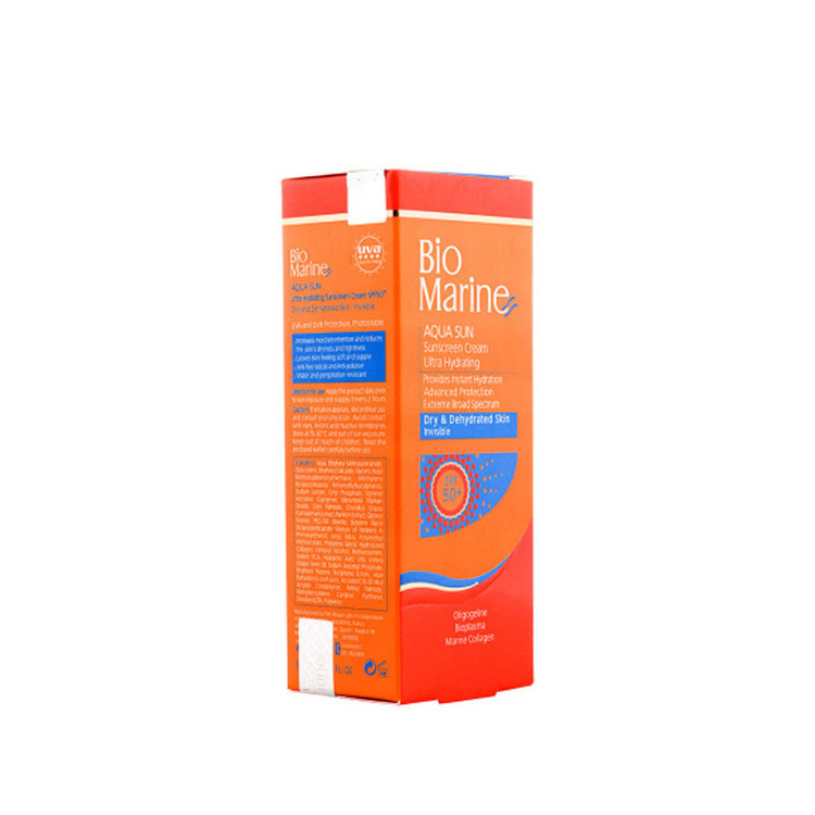 کرم ضدآفتاب بیرنگ بایومارین SPF50 مدل AQUA SUN، مناسب پوستهای خشک، حجم 50 میلیلیتر
