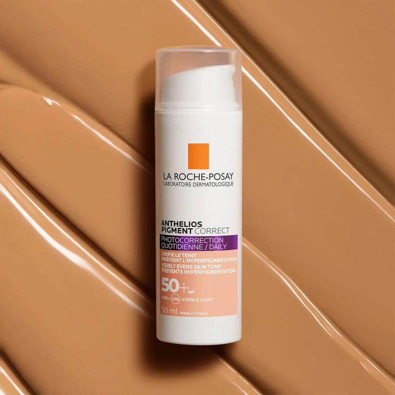 کرم ضد آفتاب لاروش پوزای مدل pigment correct حجم 50 میلی لیتر