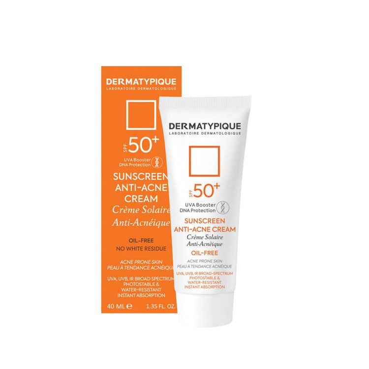 کرم ضد آفتاب درماتیپیک مدل Anti-acne حجم 40 میلی لیتر بسته 2 عددی