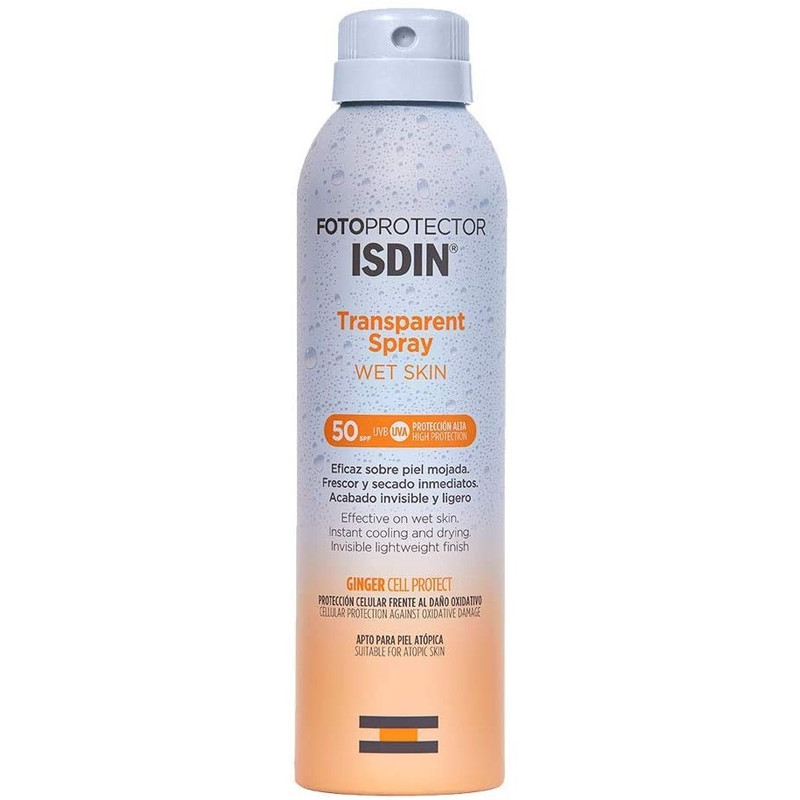اسپری ضد آفتاب بیرنگ صورت، بدن ایزدین SPF 50 مدل فوتو پروتکتور مناسب برای انواع پوست حجم 100 میلیلیتر