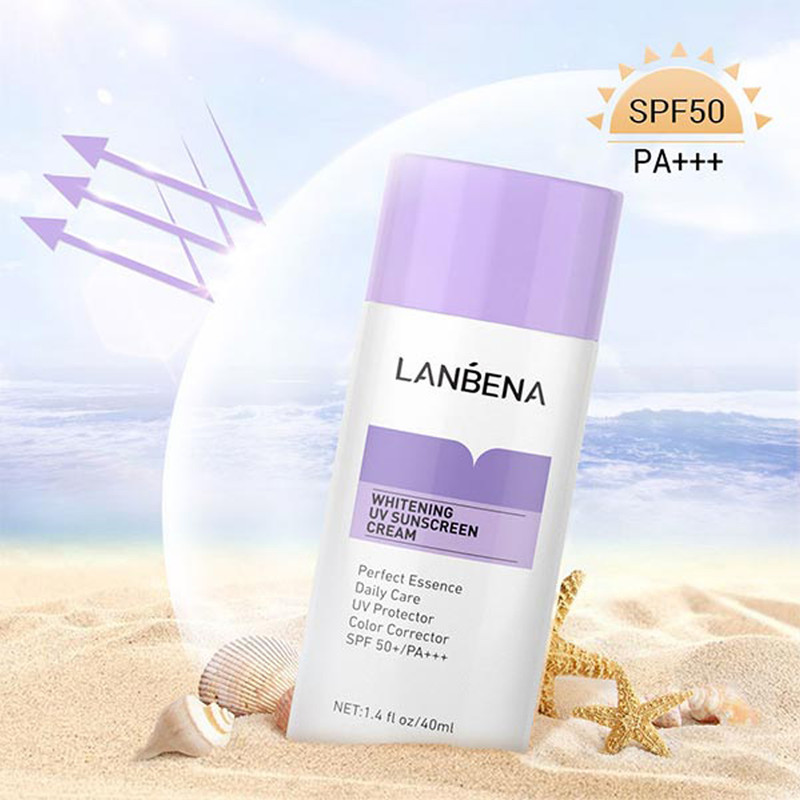 کرم ضد آفتاب لنبنا مدل WHITENING UV SUNSCREEN حجم 40 میلی لیتر