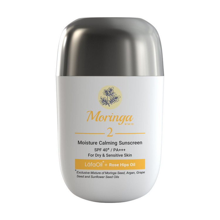 کرم ضد آفتاب بی رنگ مورینگا امو مدل ROSE HIPS حجم 30 میلیلیتر، با SPF 40 و PA+++، مناسب پوست خشک و حساس، ضدحساسیت، با جلوه مات و ماندگاری 2 ساعت، حاوی محافظ UVA و UVB