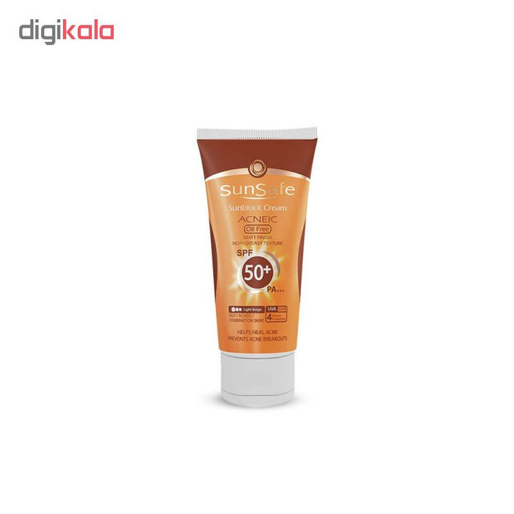 کرم ضد آفتاب سان سیف سری Acneic مدل Mat Finish spf 50 حجم 75 میلی لیتر