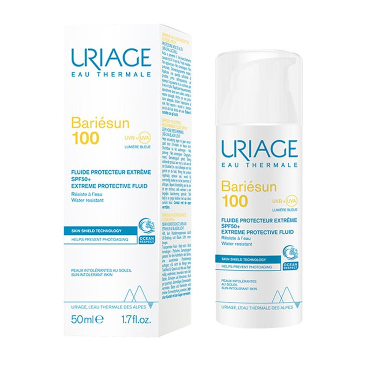 کرم ضد آفتاب بدون رنگ اوریاژ SPF 100 مدل بریسان مناسب پوستهای حساس حجم 50 میلیلیتر