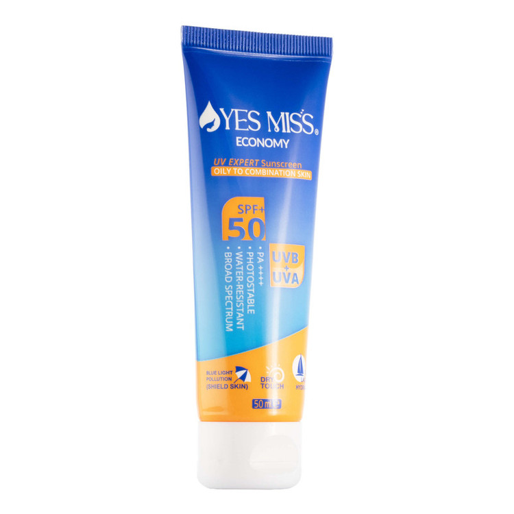 کرم ضد آفتاب بی رنگ صورت یس میس مدل 01 جحم 50 میل ++++SPF 50 ,PA پوست چرب -فاقد چربی -کنترل کننده چربی و جلوگیری از جوش و آکنه