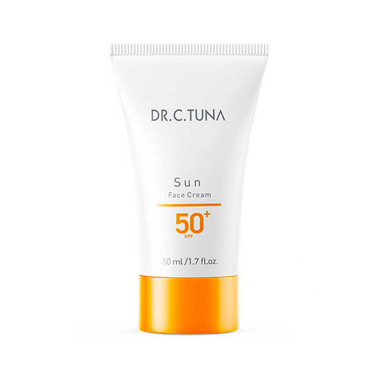 کرم ضد آفتاب بدون رنگ دکتر سی تونا SPF 50 مدل Anti wrinkle مناسب انواع پوست حجم 50 میلیلیتر