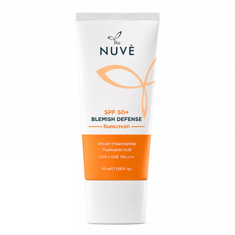 کرم ضد آفتاب بیرنگ دست، صورت و گردن نوو SPF 50 مدل ضدلک و روشنکننده صورت محافظ در برابر UVA + UVB مناسب برای آکنهدار، انواع پوست حجم ۵۰ میلیلیتر