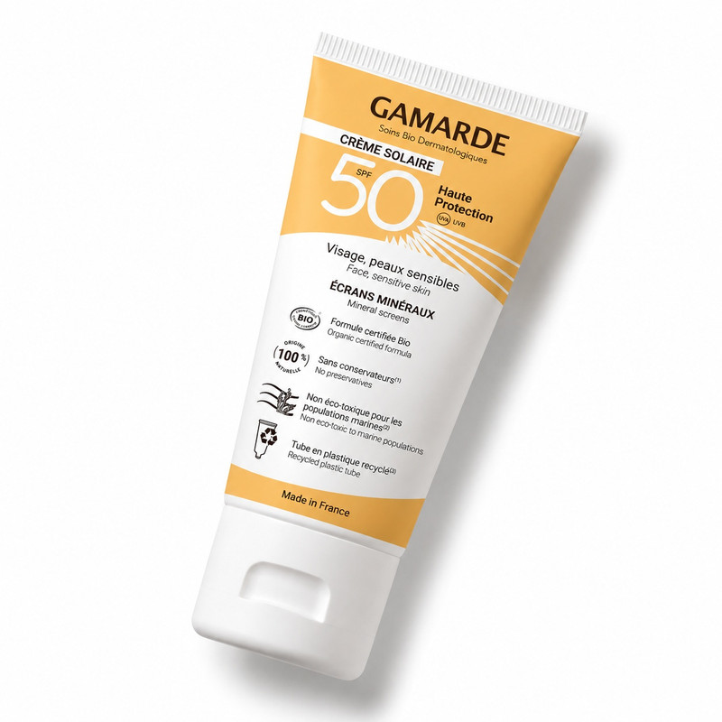 کرم ضد آفتاب گامارد SPF 50 مدل Mineral مناسب پوست خشک و حساس حجم 40 میلی لیتر