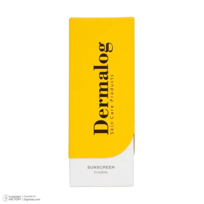 کرم ضد آفتاب بی رنگ درمالوگ SPF 50 مدل ویتامین E و کلاژن مناسب برای پوست مختلط تا چرب حجم 50 میلی لیتر