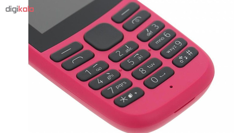 گوشی موبایل نوکیا مدل 105 - 2019 TA-1174 DS AR دو سیم کارت ظرفیت 4 مگابایت و رم 4 مگابایت