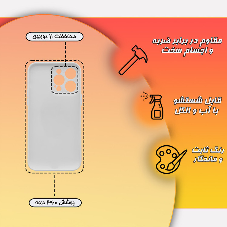 کاور قاب موبایل علوی مدل SML مناسب برای گوشی موبایل اپل iphone 14 Pro Max