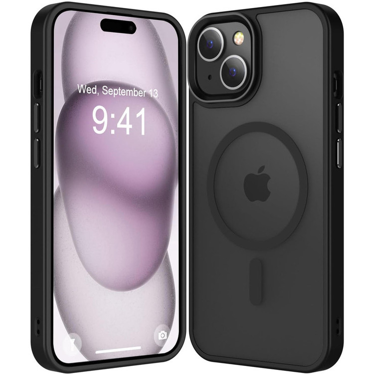 کاور بادی قاب مدل مگ سیف مات مناسب برای گوشی موبایل اپل iPhone 13