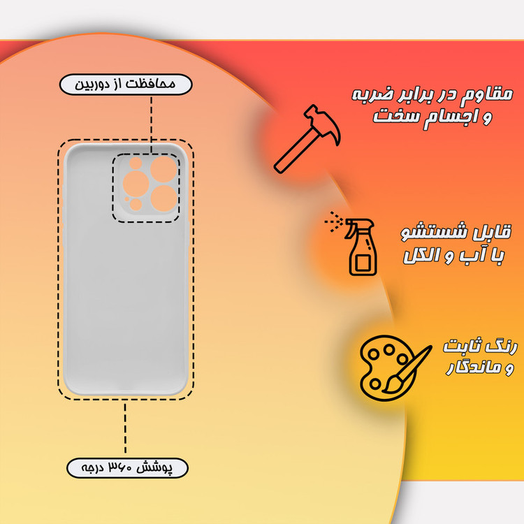 کاور قاب موبایل علوی مدل SML مناسب برای گوشی موبایل اپل iPhone 15 Pro Max