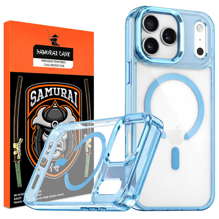 کاور سامورایی مدل Crystal Stand مناسب برای گوشی موبایل اپل iPhone 17 Pro Max